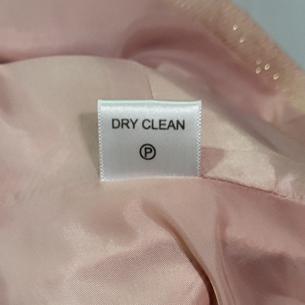 Women's Embellished Blush Pink Jacket - Picture 8 of 8